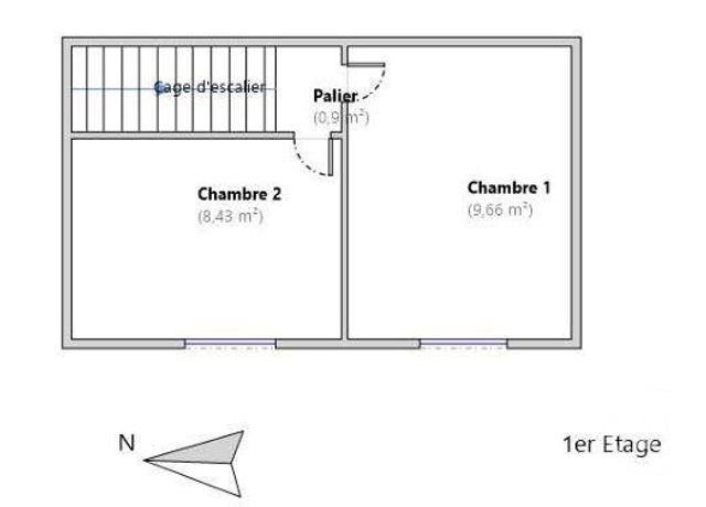 Afficher la photo en grand Appartement à vendre - 3 pièces - 48.47 m2 - MOISSELLES - 95 - ILE-DE-FRANCE - Century 21 Osmose