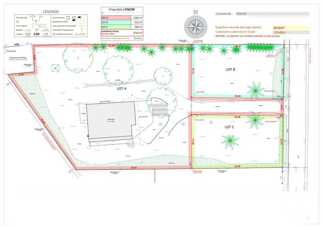 terrain à vendre - 522.0 m2 - PISCOP - 95 - ILE-DE-FRANCE - Century 21 Osmose
